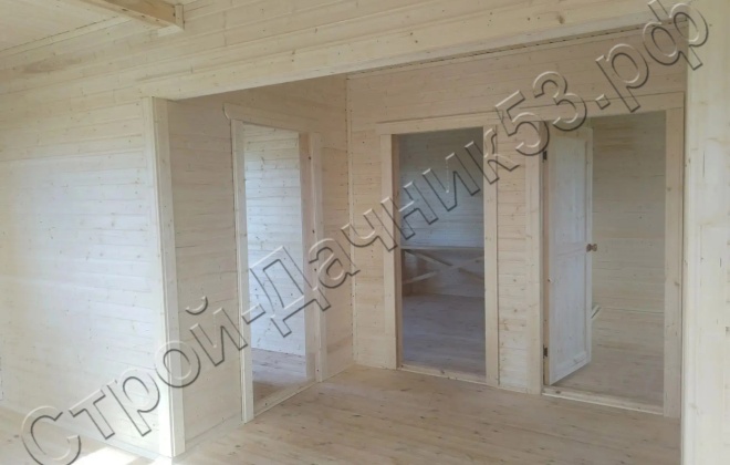 4 Каркасный дом Д-3, 10x8 9x8.5 м, 67.5 М², Тверская область, Калининский район, деревня Митяево (8)